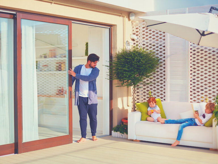 Porte-patio vitrerie Ménard